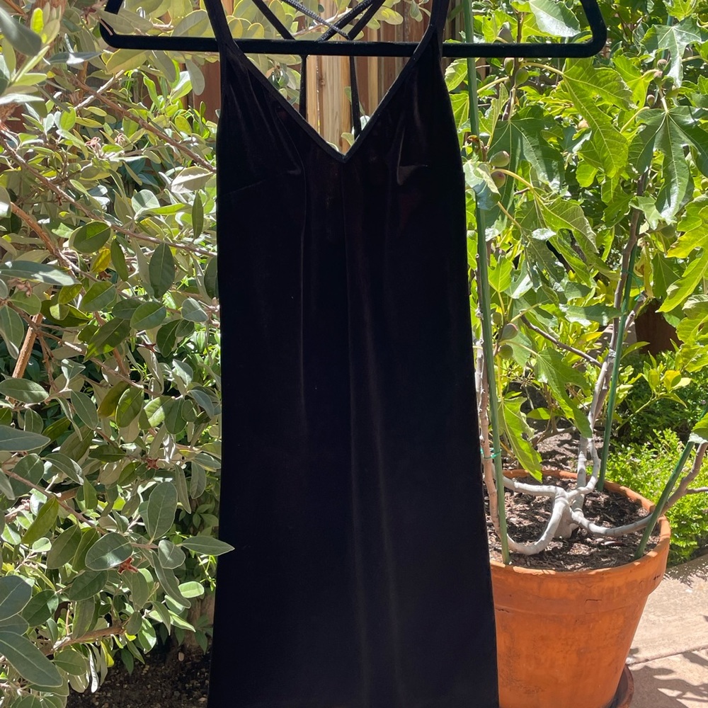 Topshop Velvet LBD
